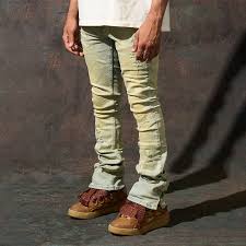 SERENEDE Jeans Stacked Skinny Light Green
