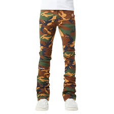 GUAPI Jeans Camo Slim Fit
