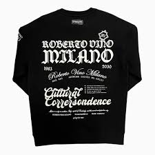 ROBERTOVINOMILANO Sweater Vintage Typography