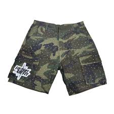 RETROVERT Cargo Shorts Camo Street