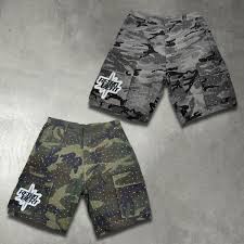 RETROVERT Cargo Shorts Camo Street