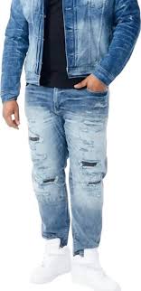 JORDAN CRAIG Jeans Light Wash Distressed