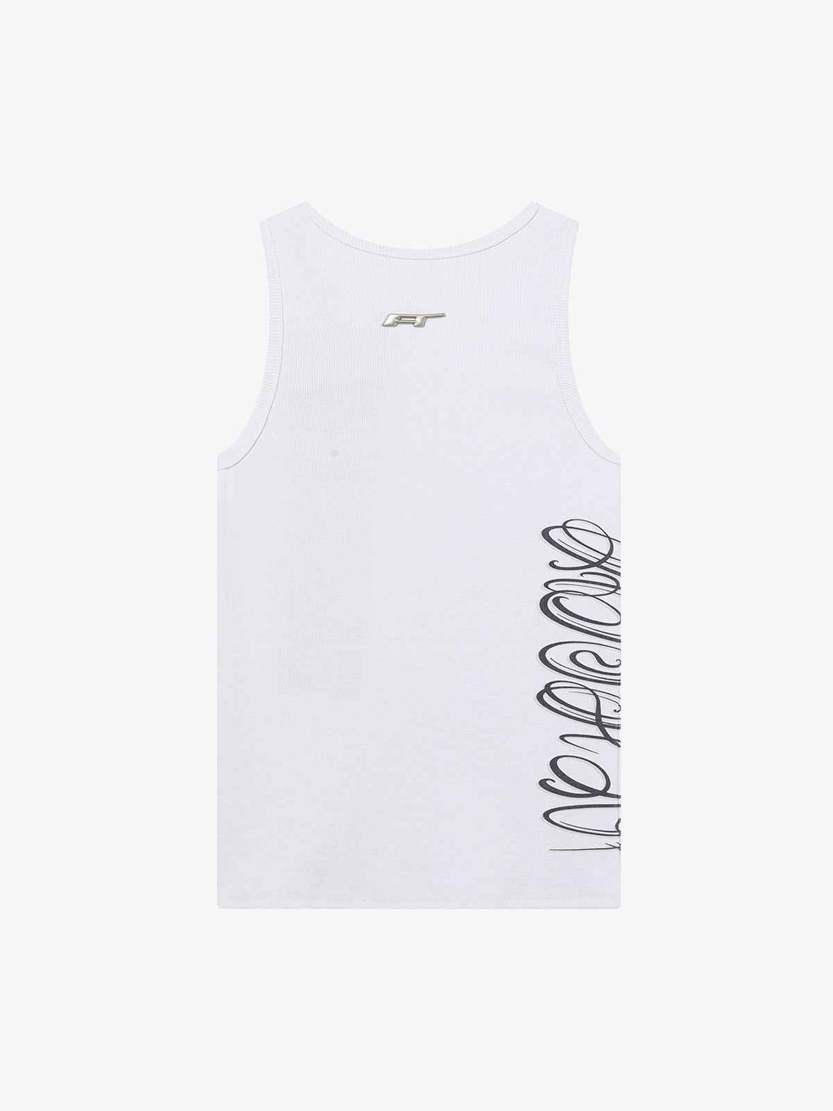 Street Ribbed Slim Fit Printed Vest