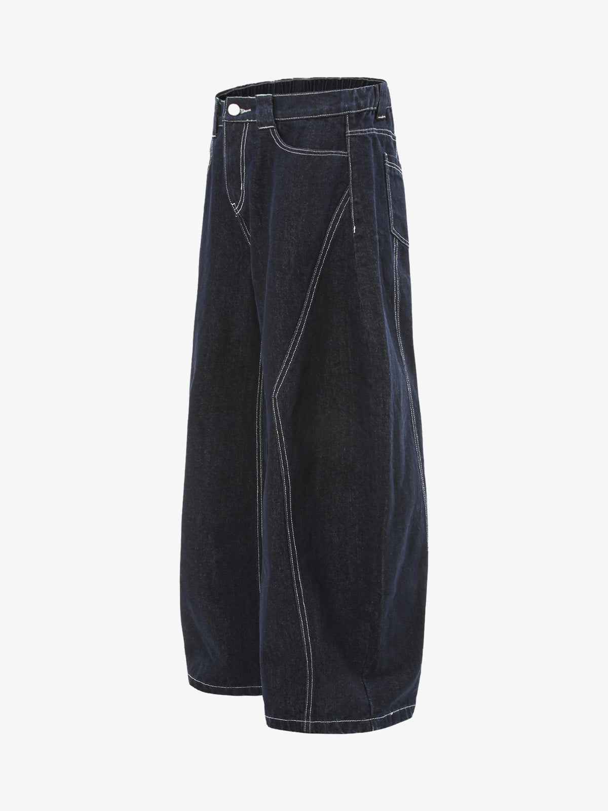 Vintage Topstitched Scimitar Jeans