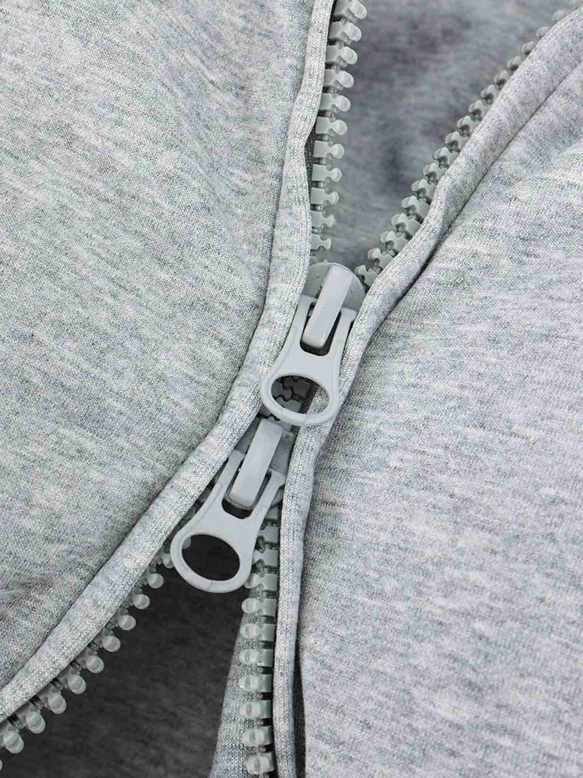 3D Bubble Curve Padded Zip Vest