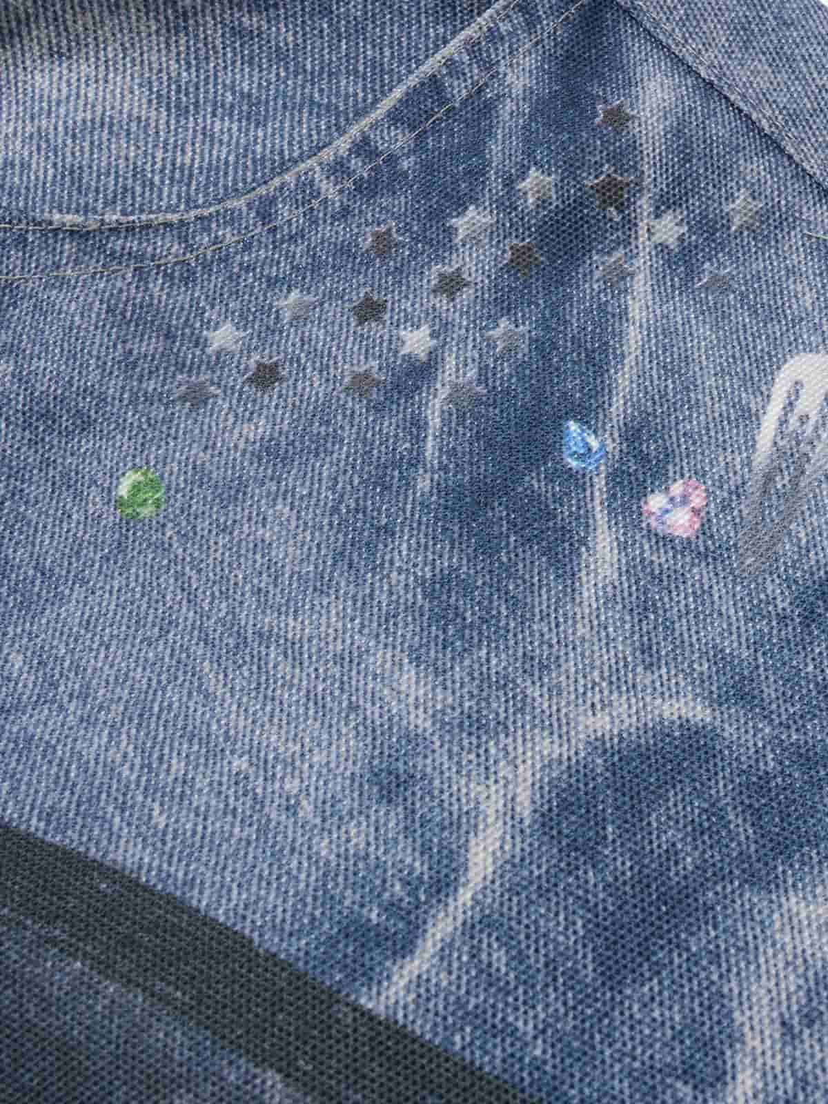 Retro Dachshund 3D Print Washed Distressed Jeans - Luxuryurbanwear