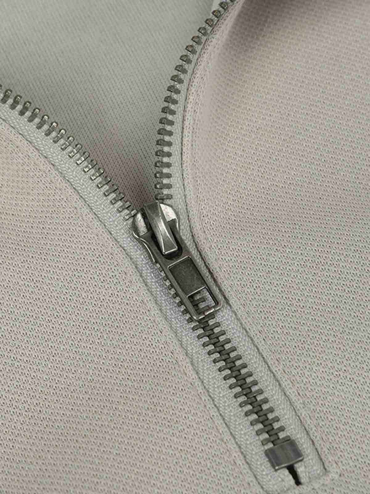 Vintage Washed Half Zip Pocket Dirty Dye Hoodie