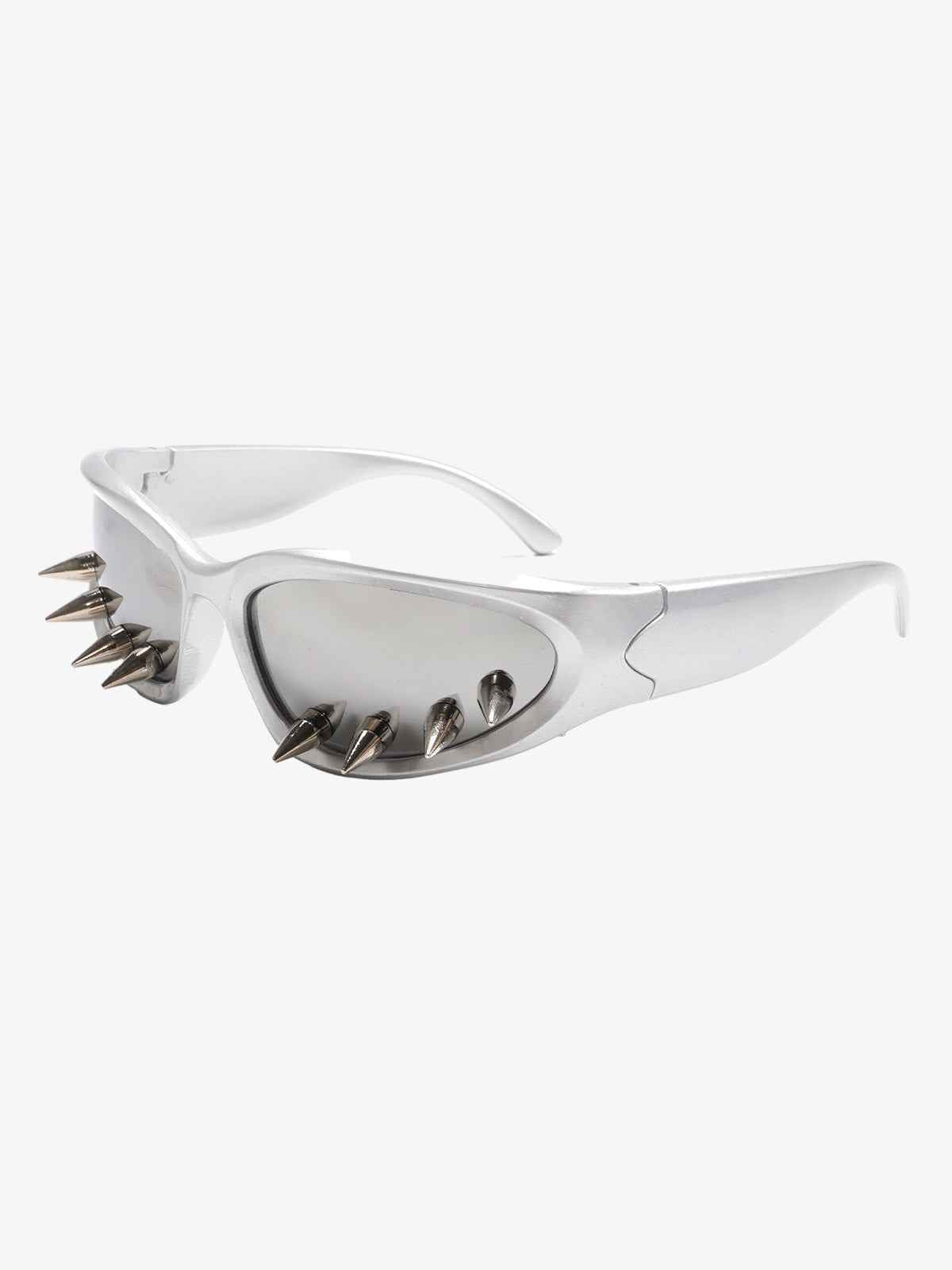 Cyber Punk Spike Detail Sunglasses