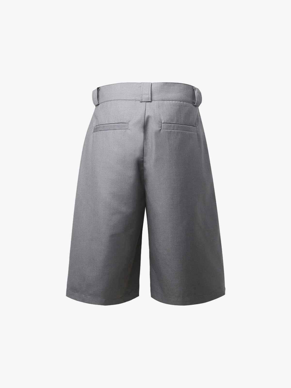 Pleated Design Pendant Decoration Baggy Shorts - 2482