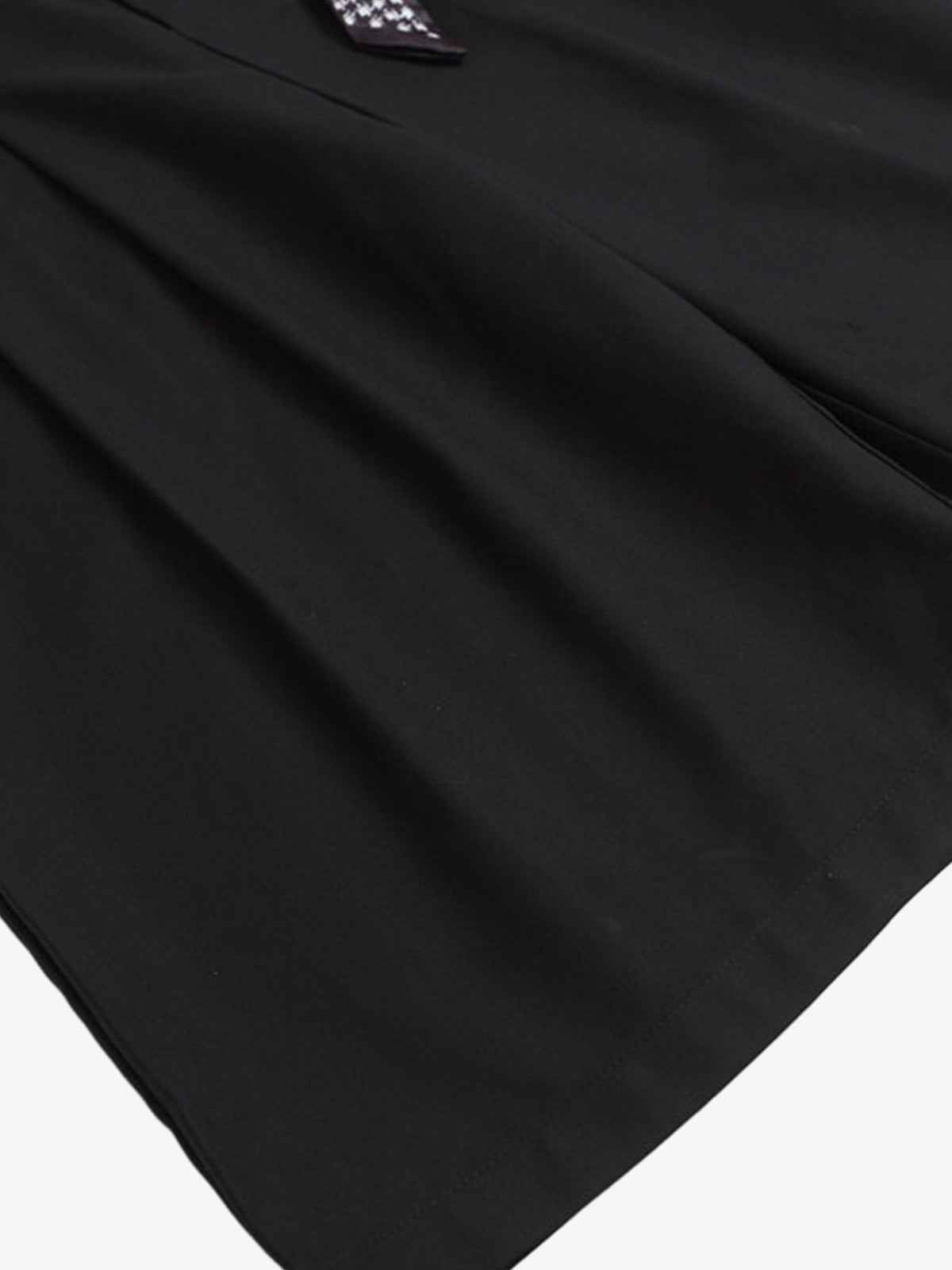 Pleated Design Pendant Decoration Baggy Shorts - 2482