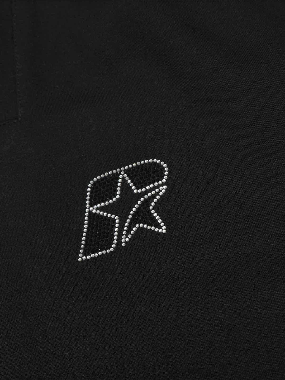 High Street Rhinestone Hip-hop Wide-leg Sweatpants