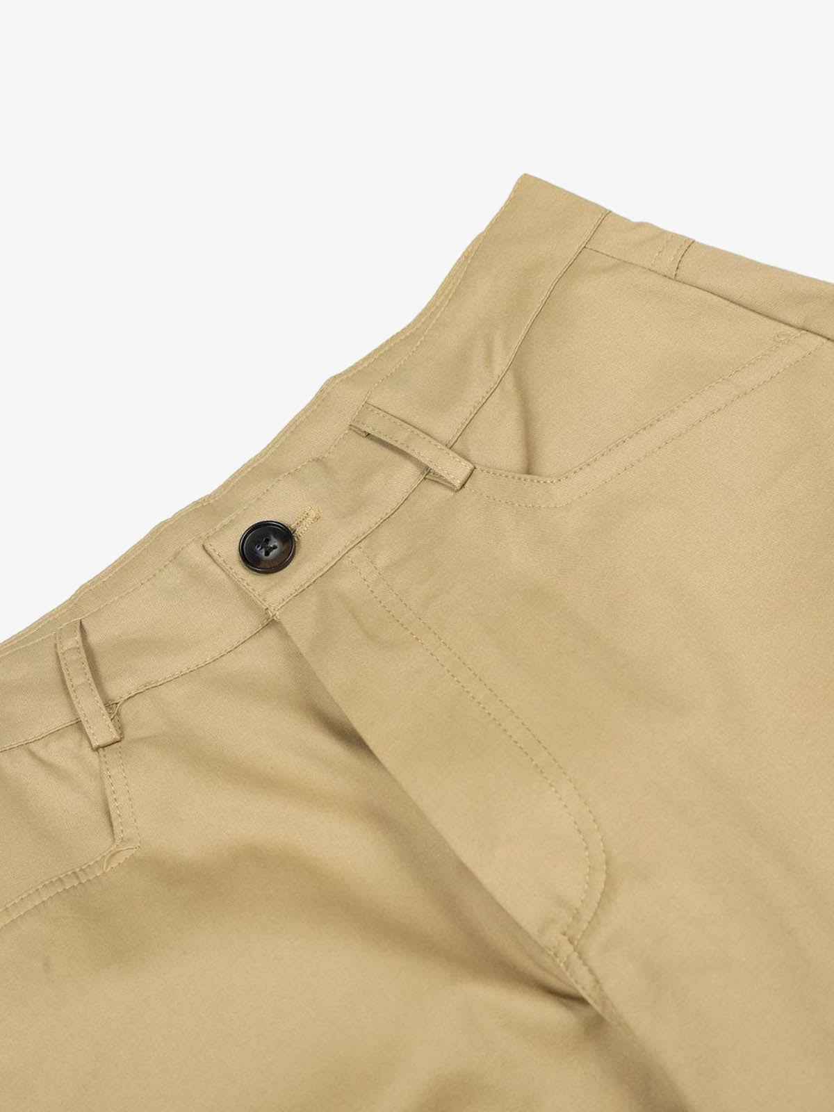 Pleated Utility Pocket Wide Leg Cropped Cargo Pants