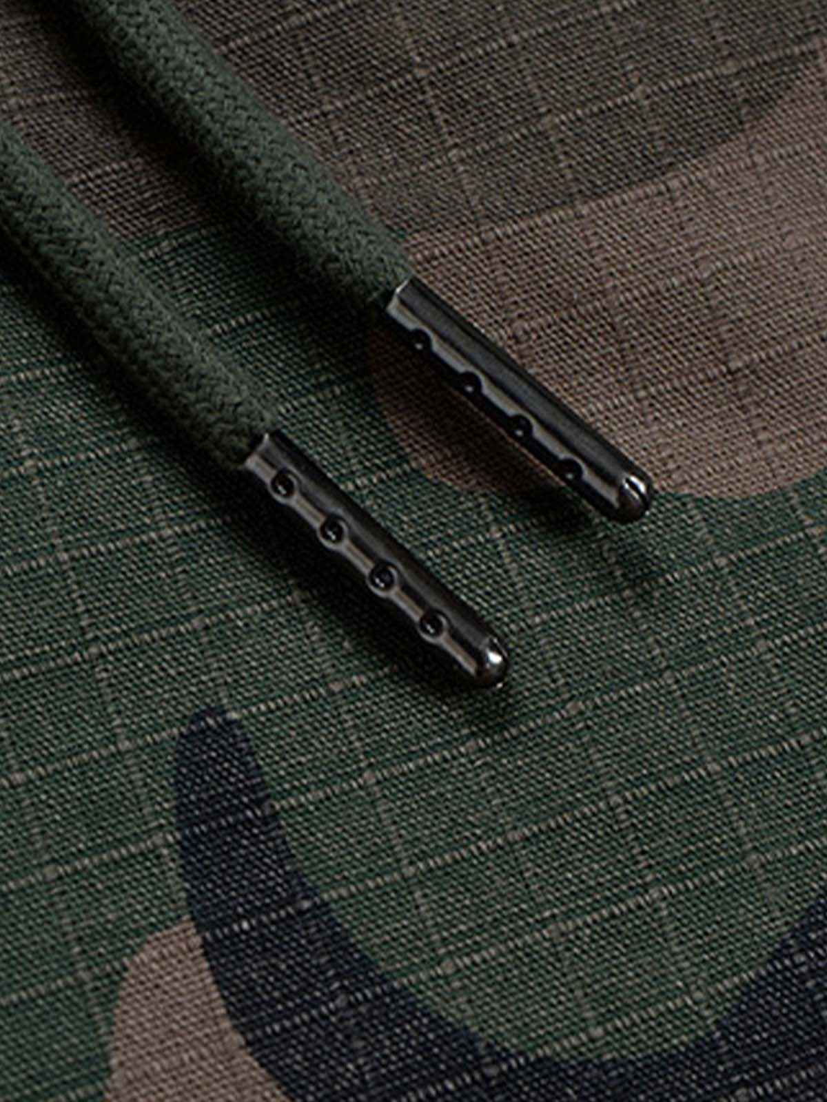 Three-Waist Splicing Camouflage Cargo Buckle Waist Design Overalls