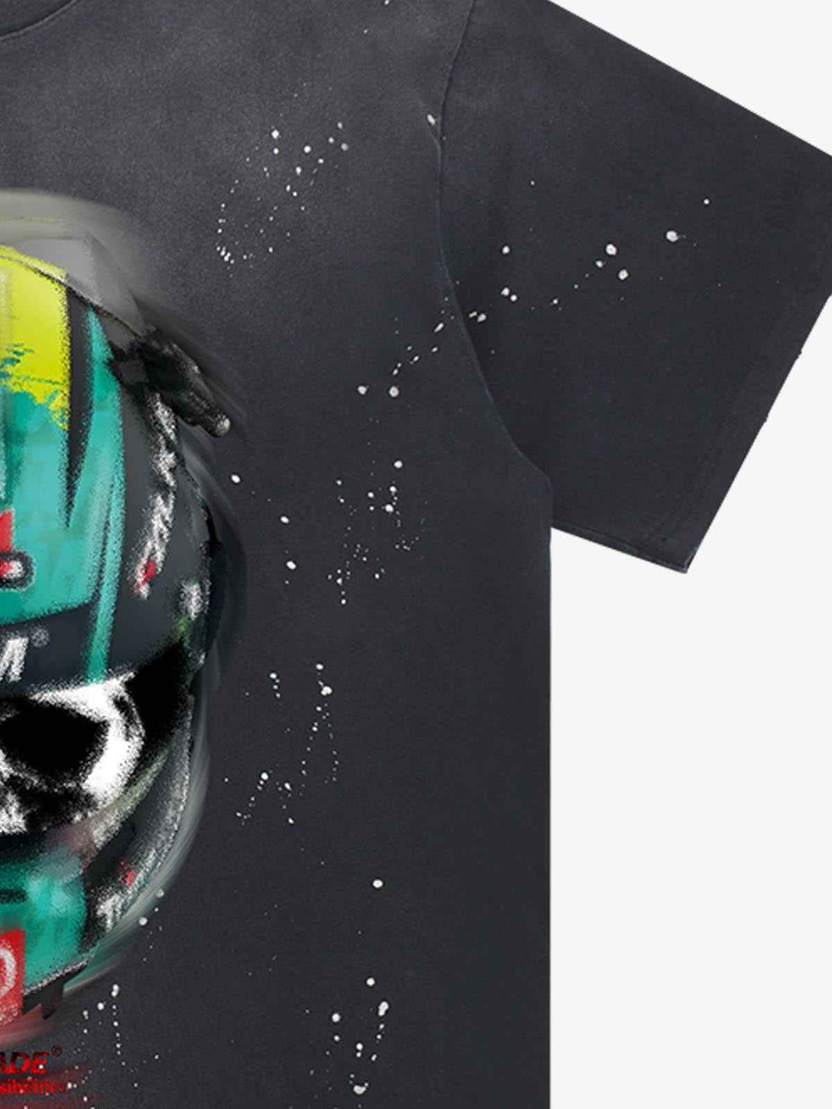 Racing Helmet Graphic T-Shirt