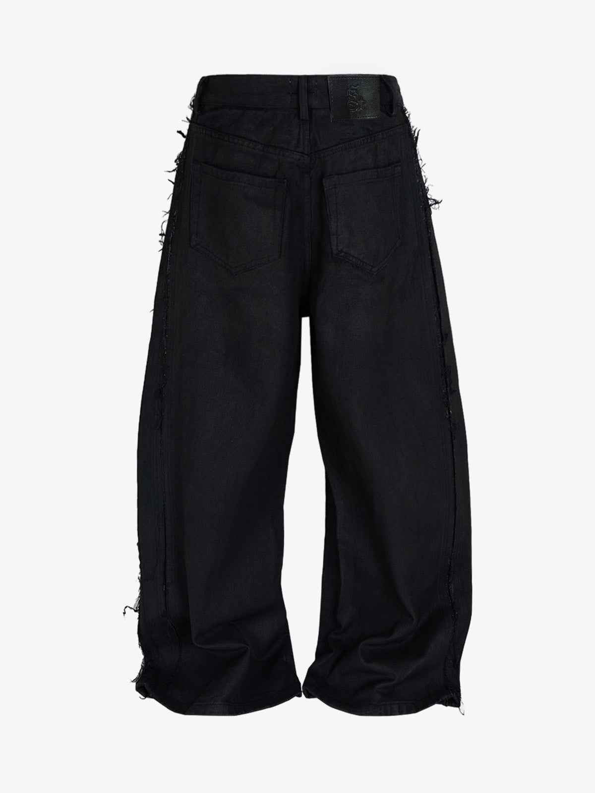 Waxed Baggy Side Whisker Jeans - 2439