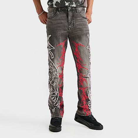 SMOKE RISE Jeans Graphic Embroidered