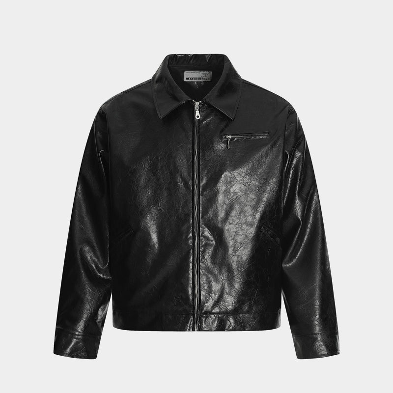 Goth Anime | PU Leather Jacket - Luxuryurbanwear