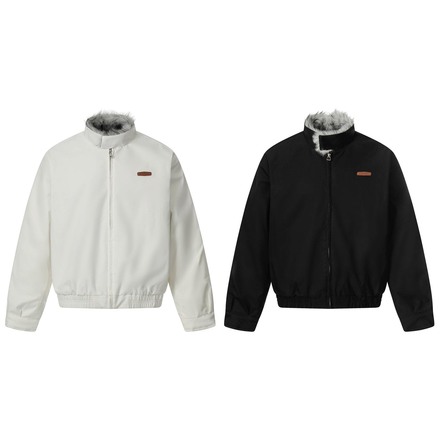 Warm Minimalist | Fleece-Lined Jacket - Luxuryurbanwear