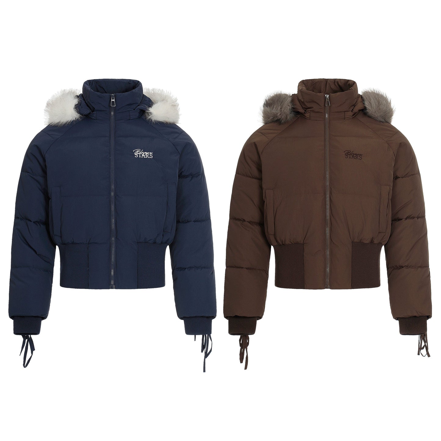 Alpine Fuse | Logo Patch Hooded Puffer - Luxuryurbanwear