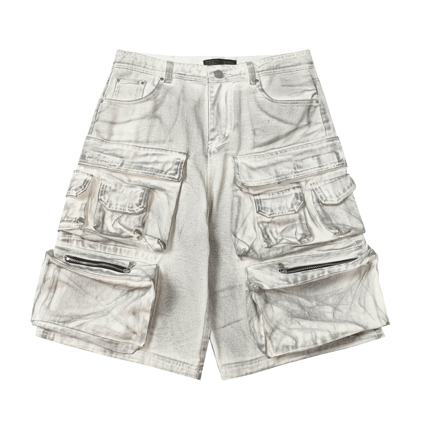 Multi-Pocket | Washed Cargo Shorts - Luxuryurbanwear
