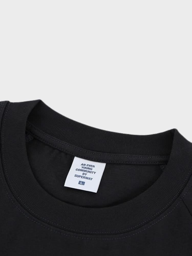 LUW "Gwerna" Oversized Boxy Tee - Heavyweight Premium Cotton Streetwear T-Shirt