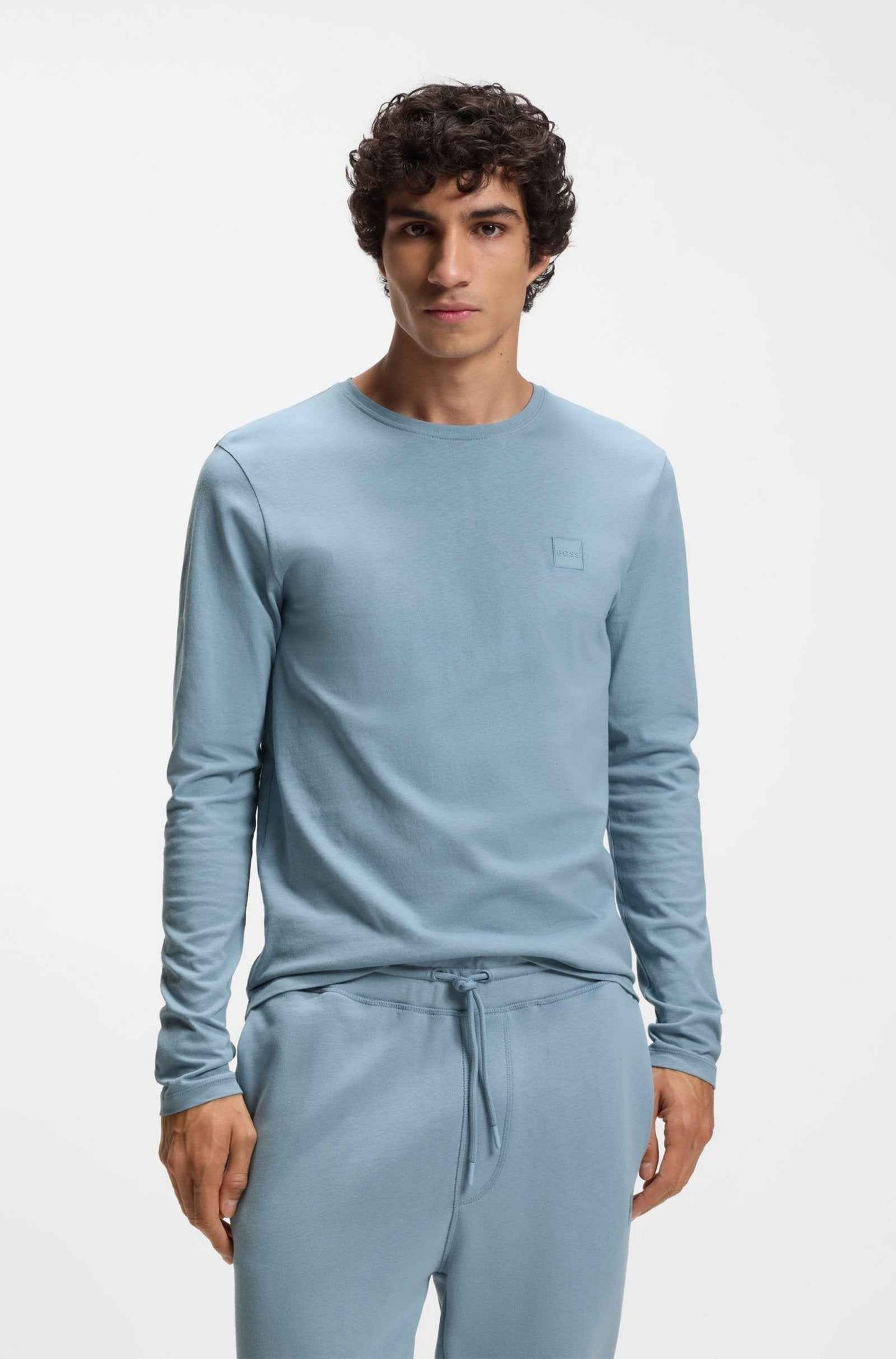 Boss Orange Tacks Tee - Sky Blue