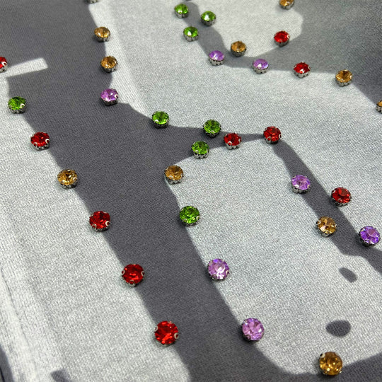 GAS Hoodie Rhinestone ZipUp