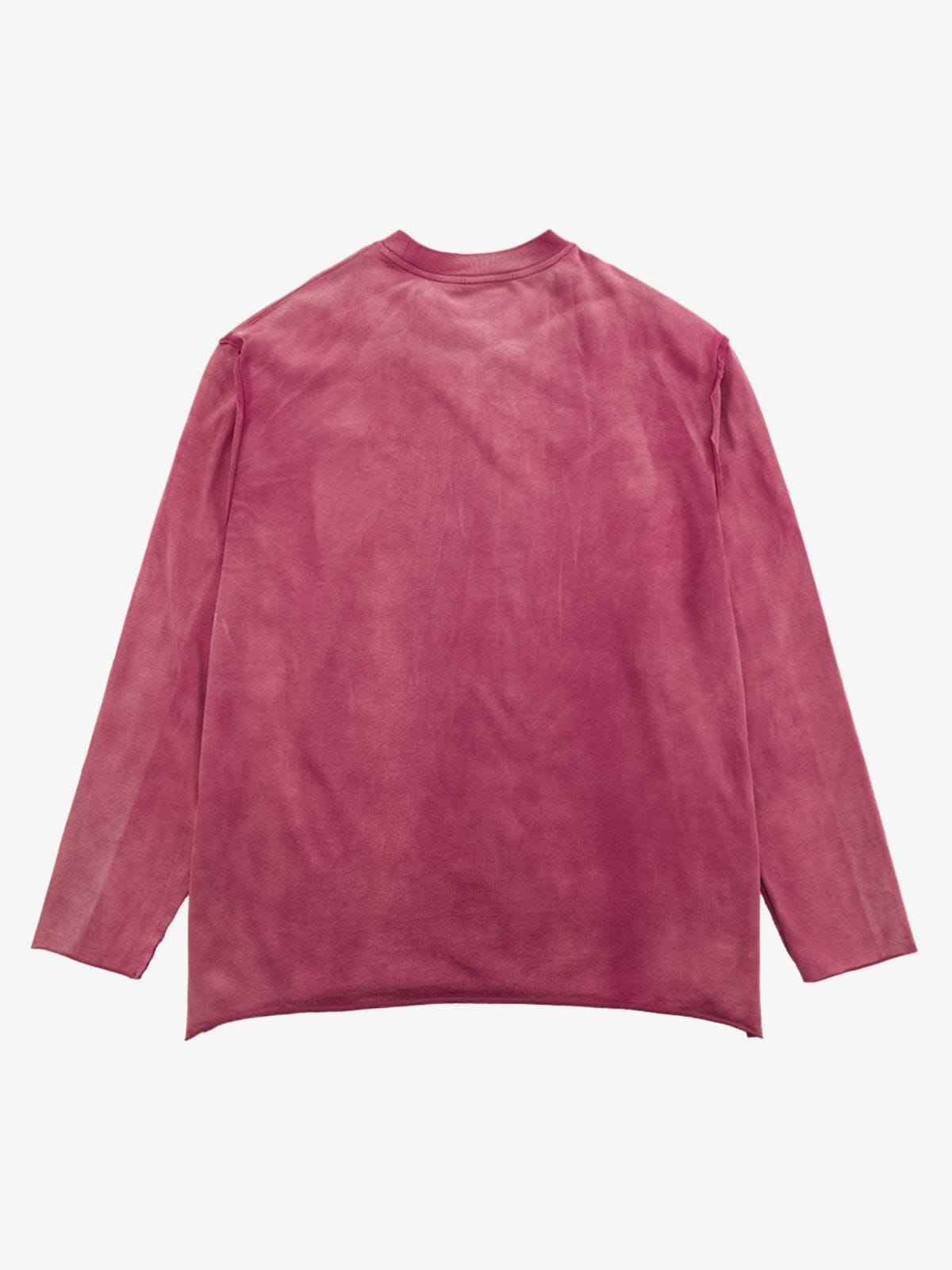 Long Sleeve Washed Edge