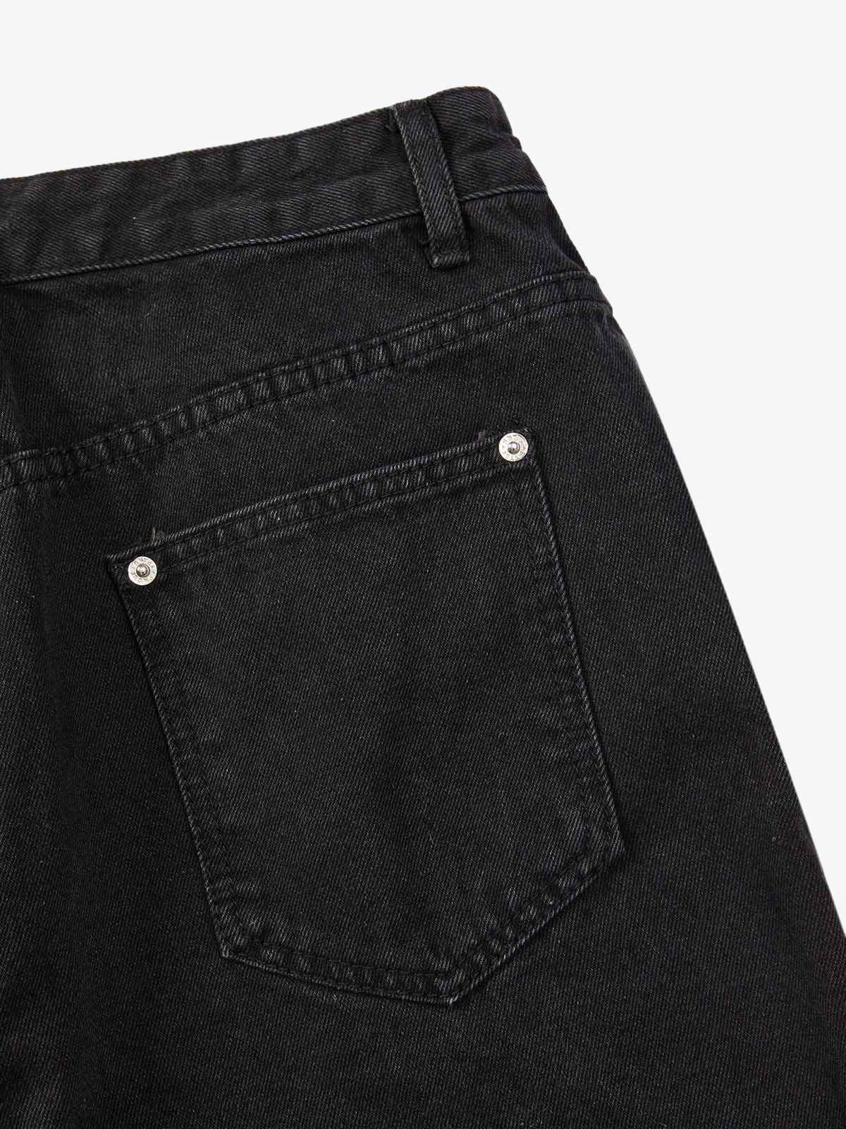 Deconstructed Patchwork Short-Sleeve Cropped Denim Set