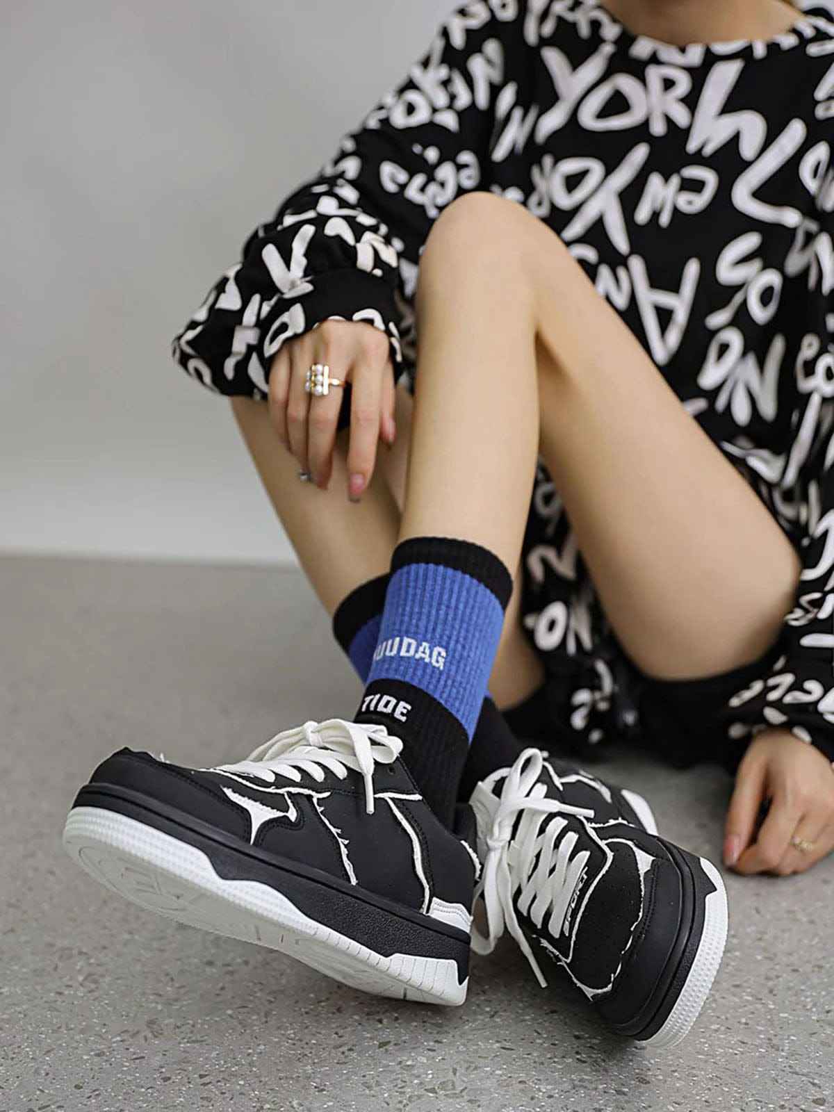 Sneakers High Street Black