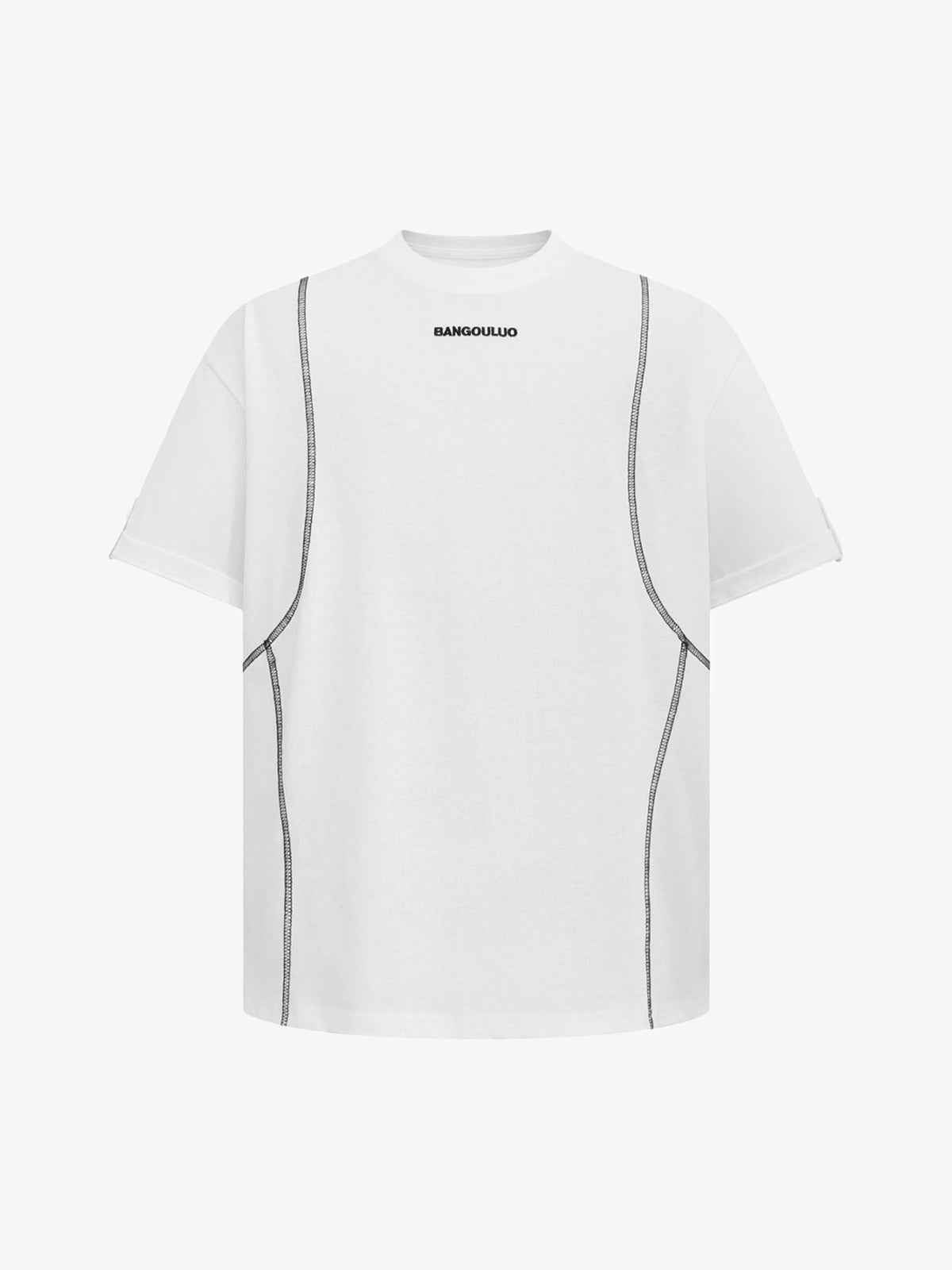 Retro Quilted Design T-shirt