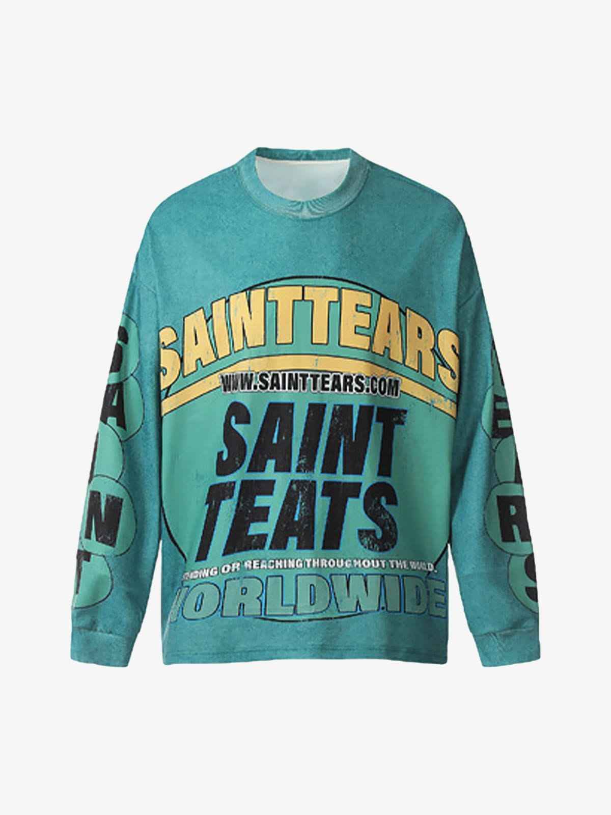 Long Sleeve Washed Lettering