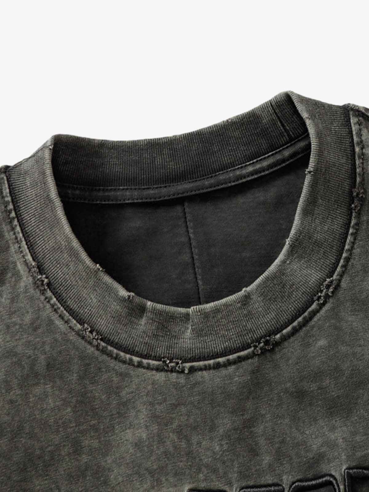 Vintage Washed Multi-Pocket T-Shirt
