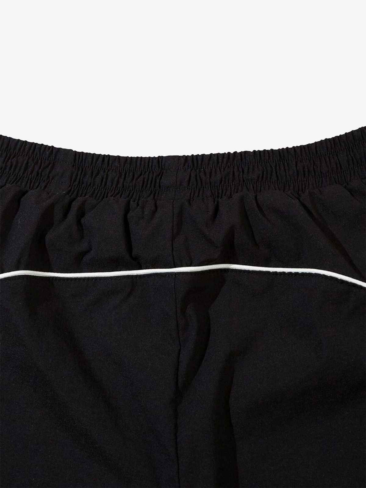 Thesupermade Retro Color Matching Casual Pants