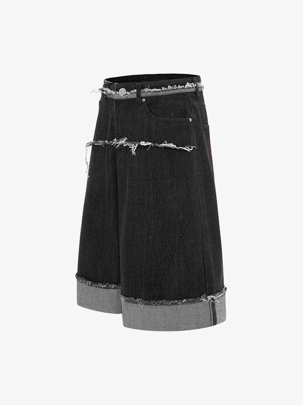 Cleanfit Raw Edge Denim Short - 2483