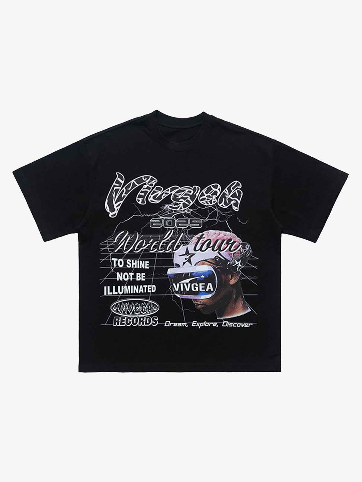 Retro Sci-Fi Graphic T-Shirt