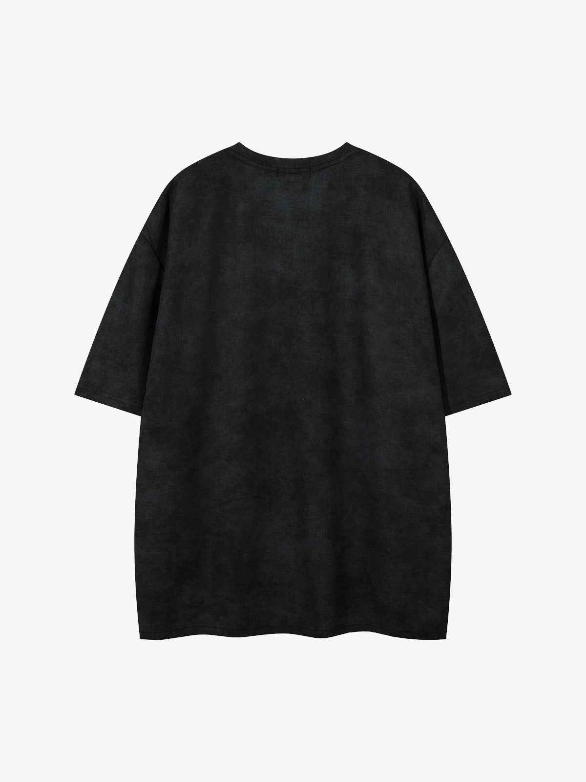 Oversized Graphic Suede Print T-Shirt