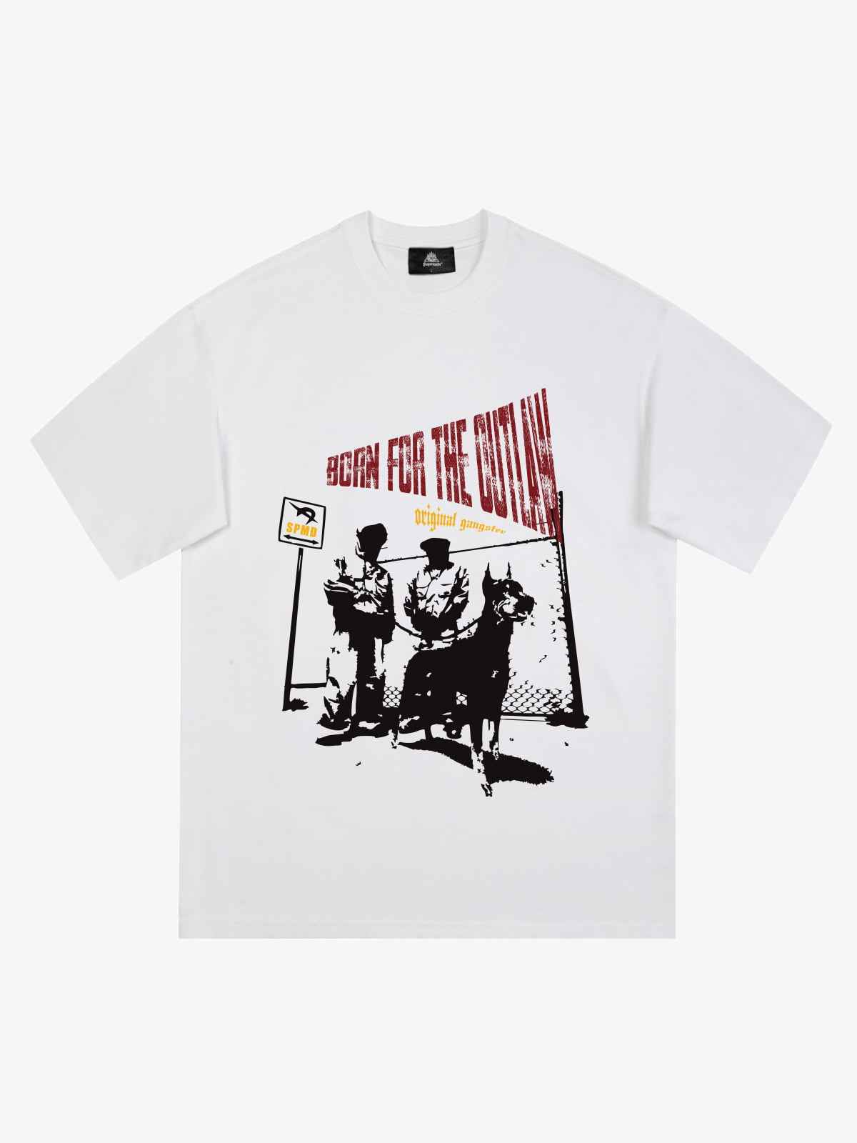 Original “Born for the Outlaw” Graphic Print T-Shirt