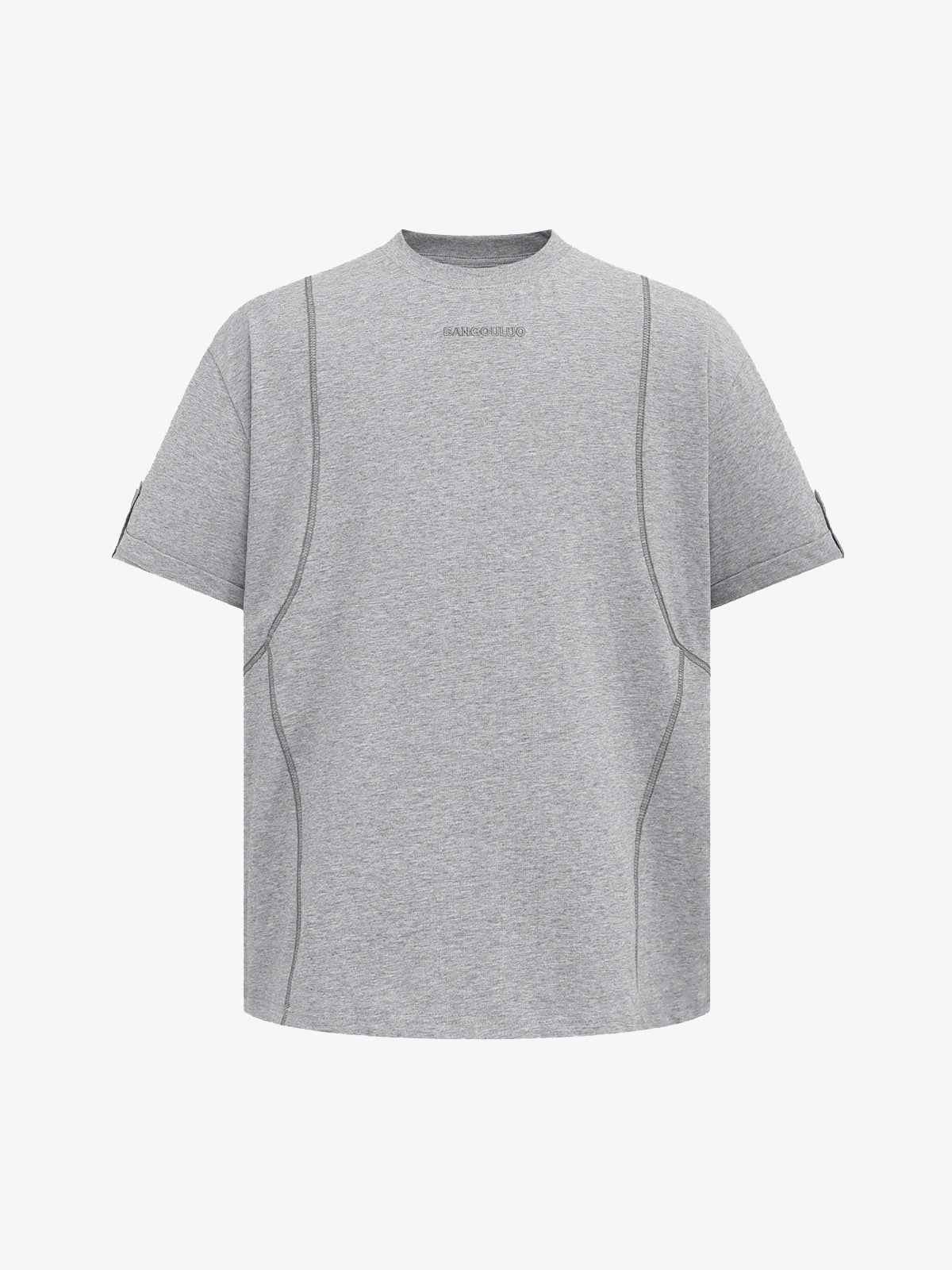 Retro Quilted Design T-shirt