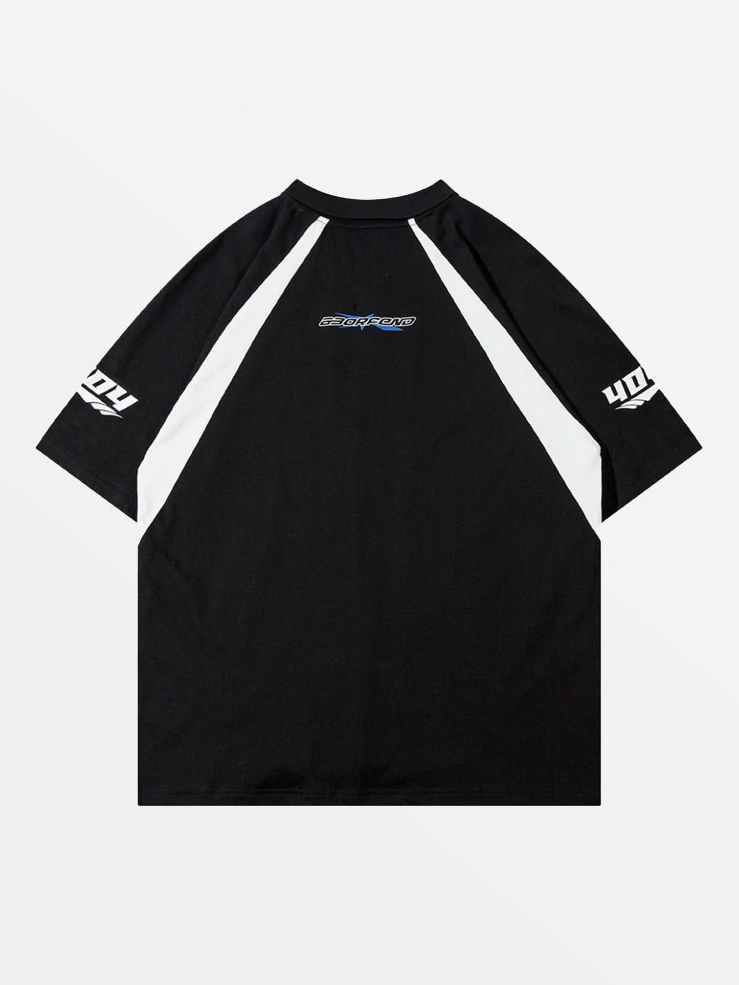 LUW "Solbalbis" Arc-Cut Tee - Luxury Heavyweight Wide-Sleeve Streetwear T-Shirt