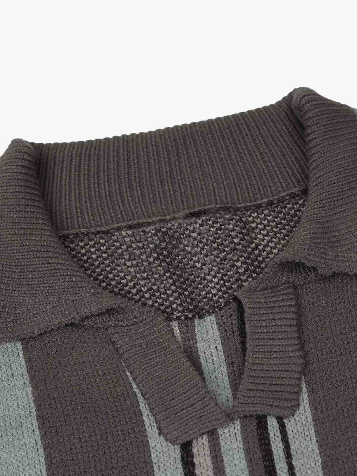 Sweat Striped Embroidery