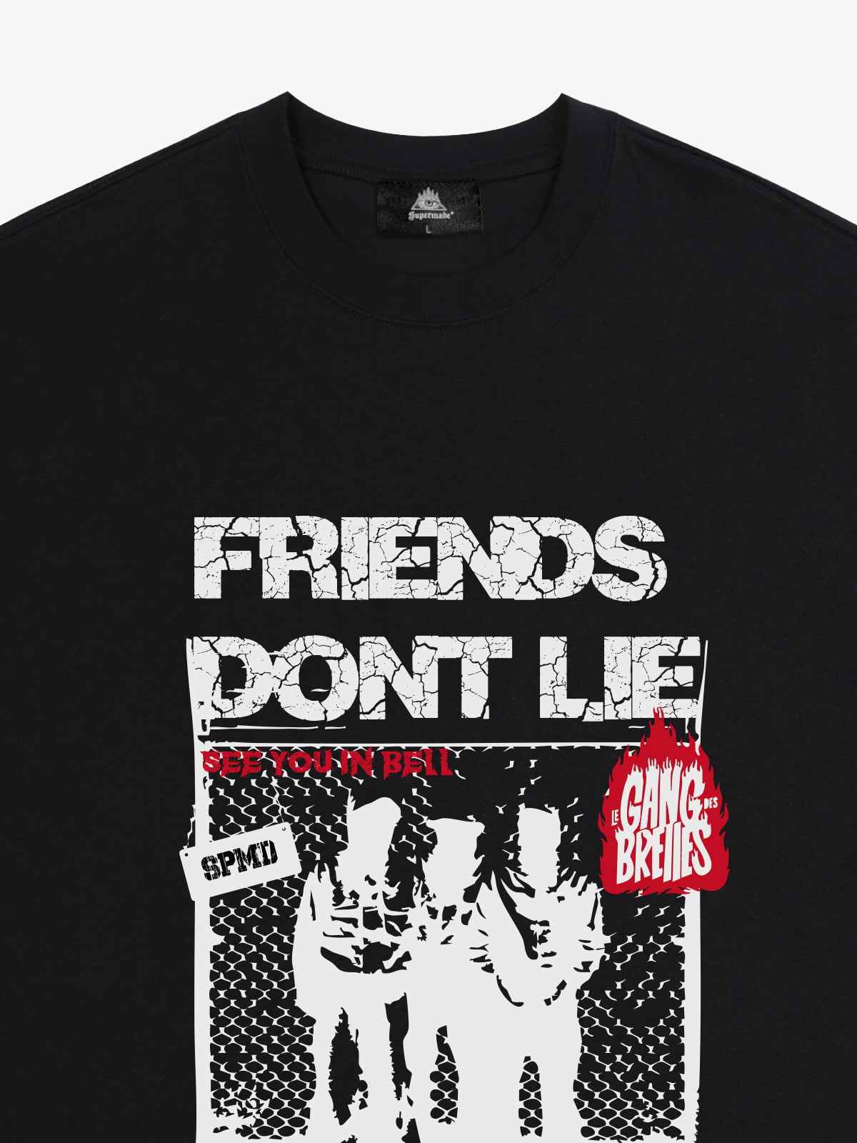 Original "Friends Don't Lie" Print T-Shirt