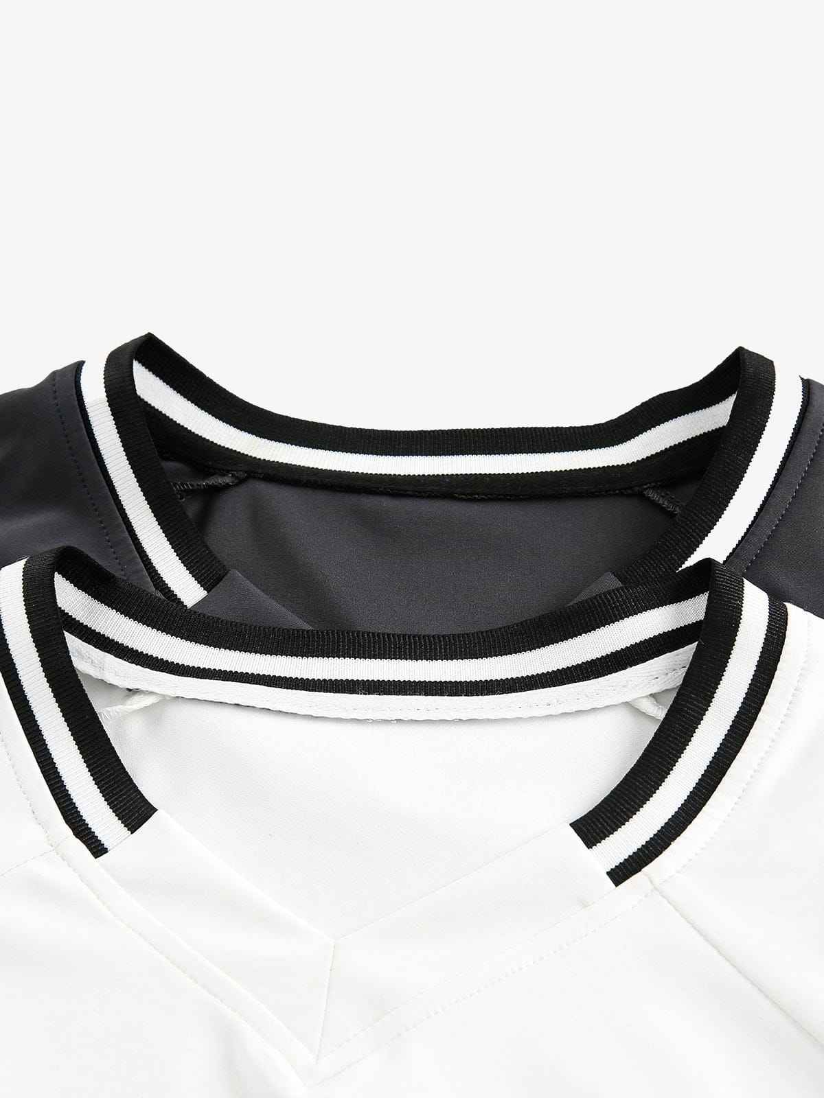Long Sleeve Color Stitch