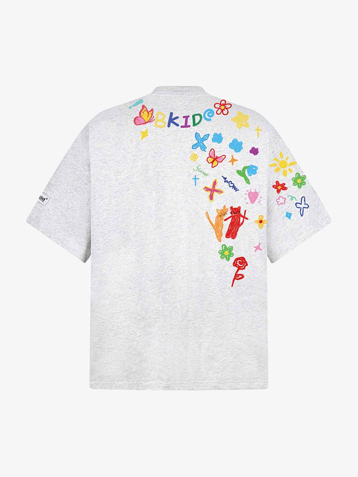 Retro Graffiti Hand-Painted T-Shirt