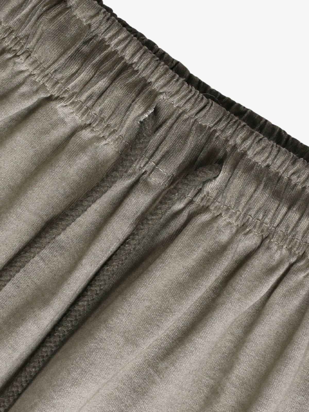 Distressed Washed Drawstring Shorts