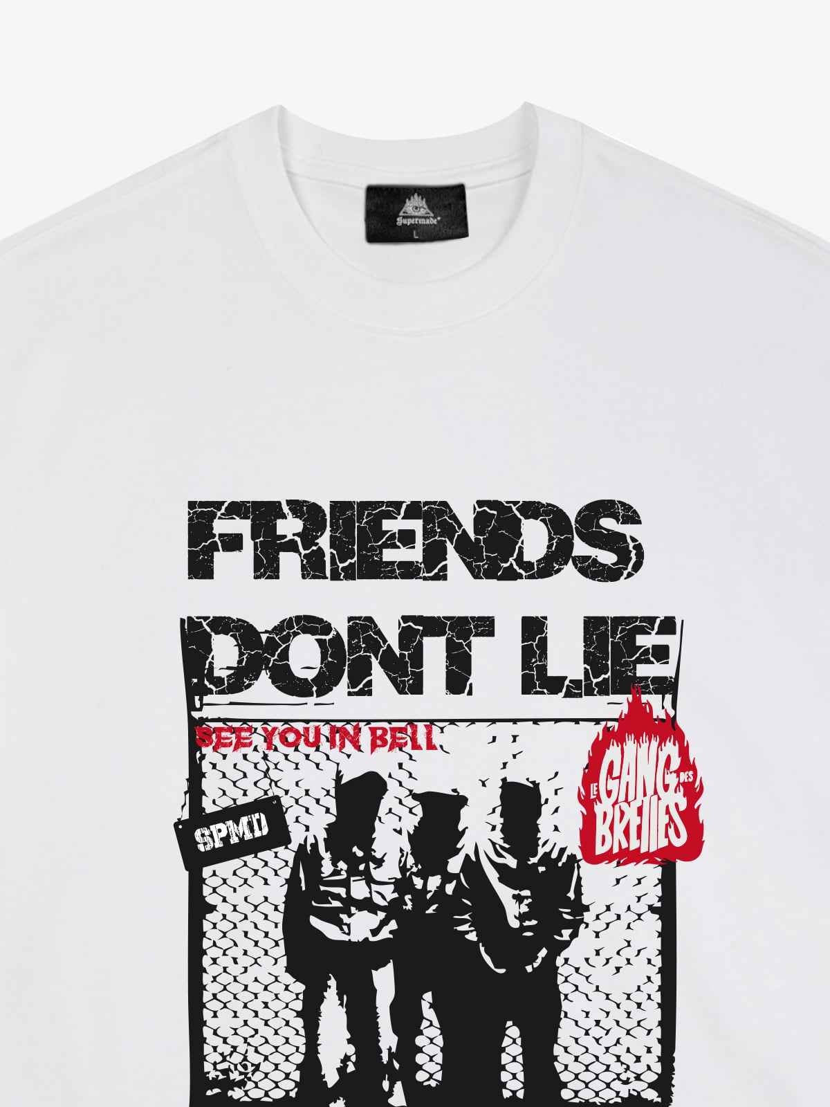 Original "Friends Don't Lie" Print T-Shirt