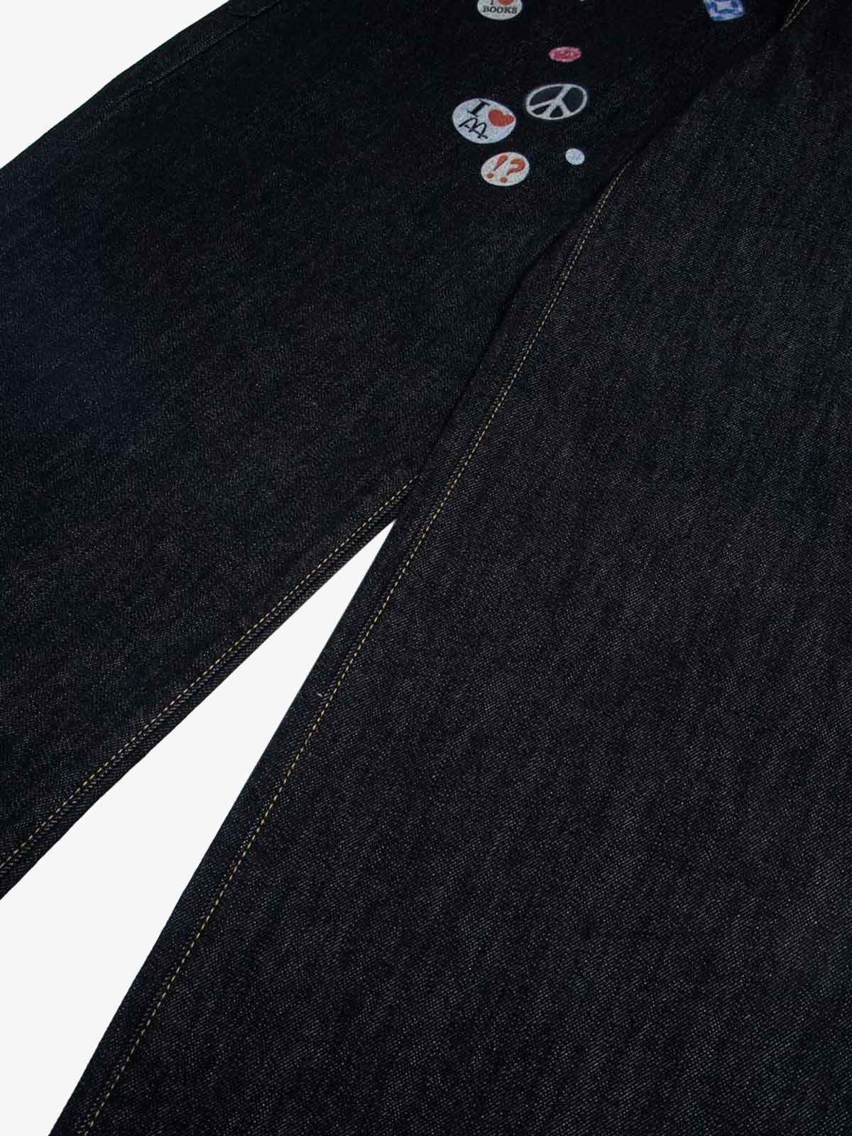 Print RO Style Baggy Jeans