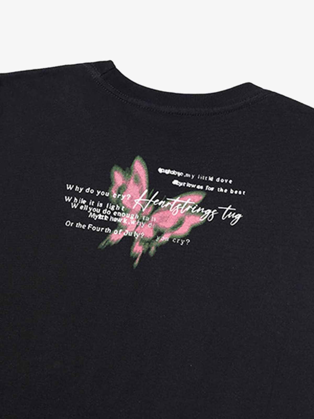 Street Butterfly Graphic Tank Top