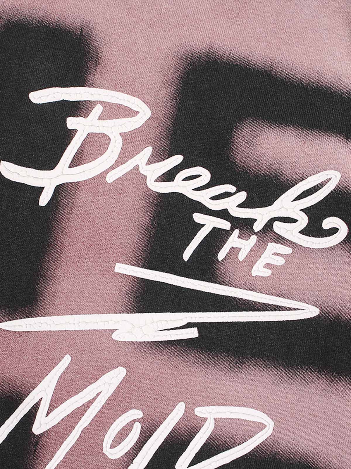 Ink Splash Letter Print T-Shirt - Unisex Oversized Graphic Streetwear Tee