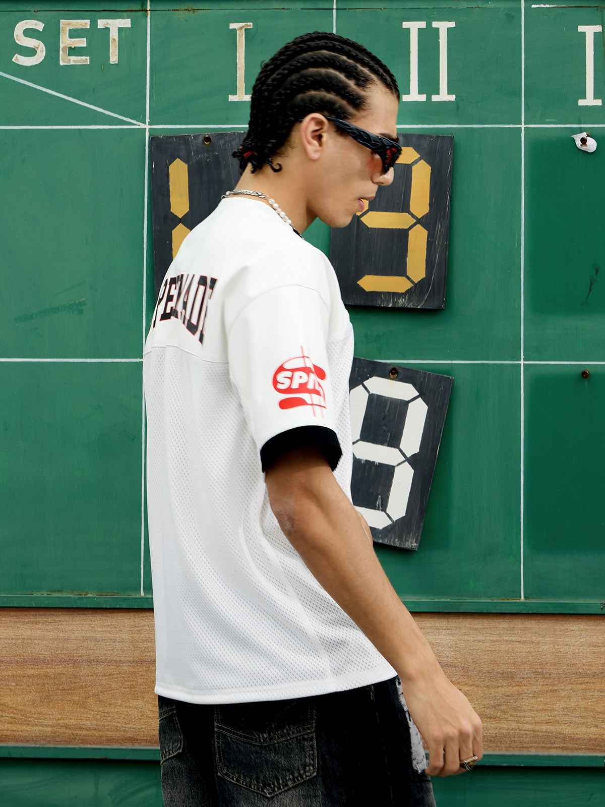 Original "SUPER 7" V-Neck Jersey T-SHIRT - 2400